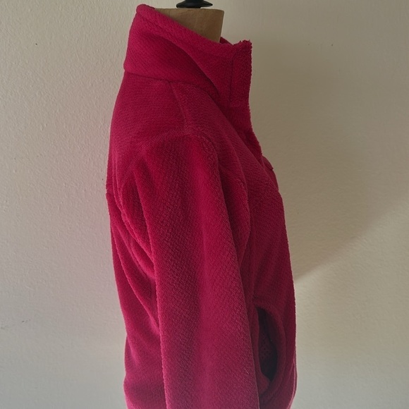 Patagonia is sz XS Women's Re-Tool Snap-T® Pullover pink with pocket VGUC - Picture 3 of 7
